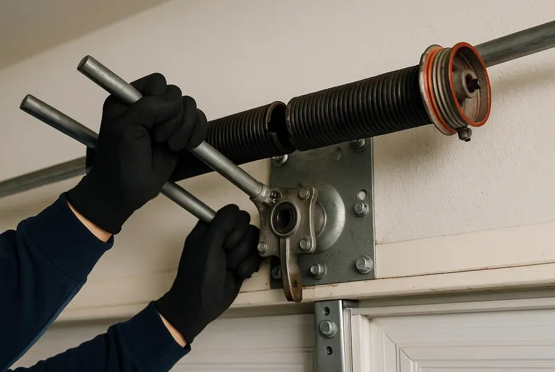 Garage Door Spring Replacement in Saginaw